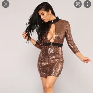 Fashion Nova sequin dress